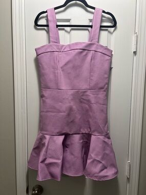 New Sincerely Ours Lilac Textured Mini Dress Alligator